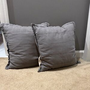 Target Threshold Gray Toss Pillow